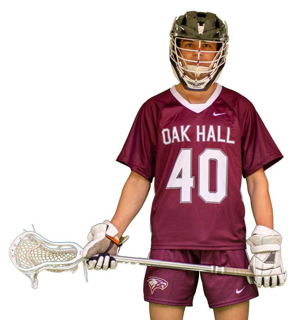 Oak Hall senior Luke Staab is the Gainesville Sun's Boys Lacrosse player of the year.