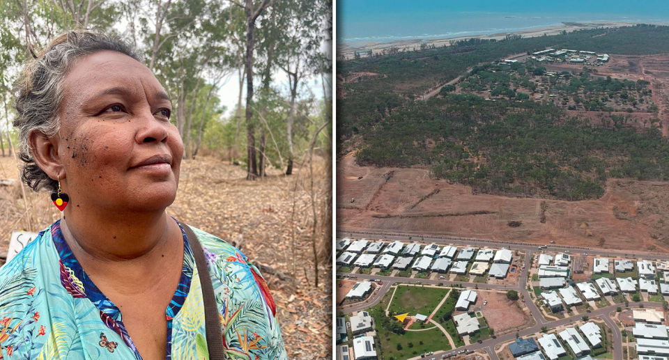 The land at Lee Point is culturally important to Larrakia elder Lorraine Williams. Source: Environment Centre NT/Supplied