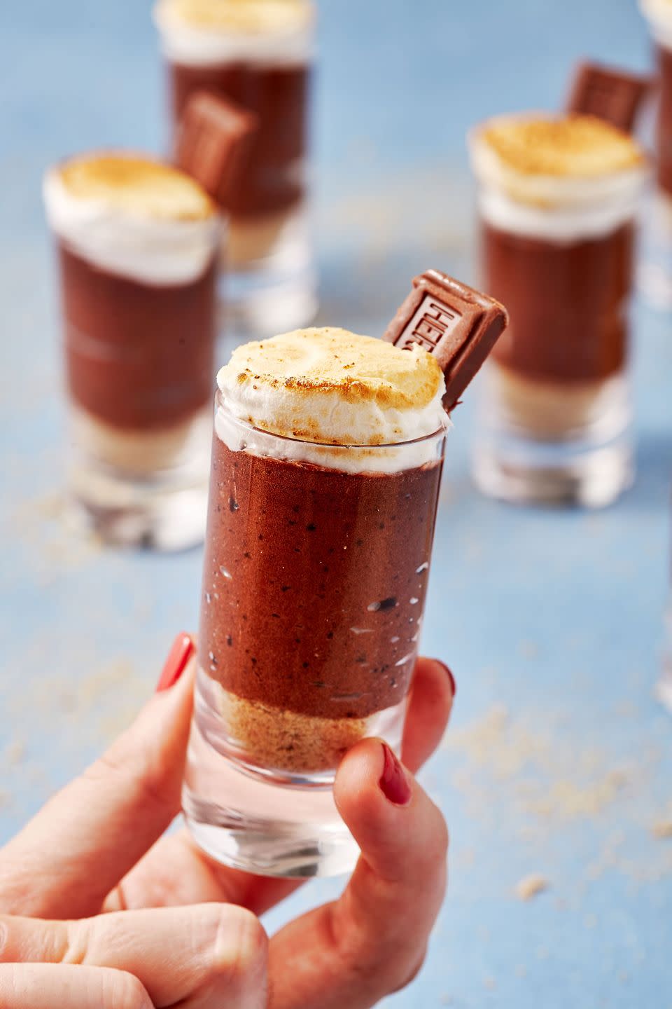 S'mores Pudding Shots