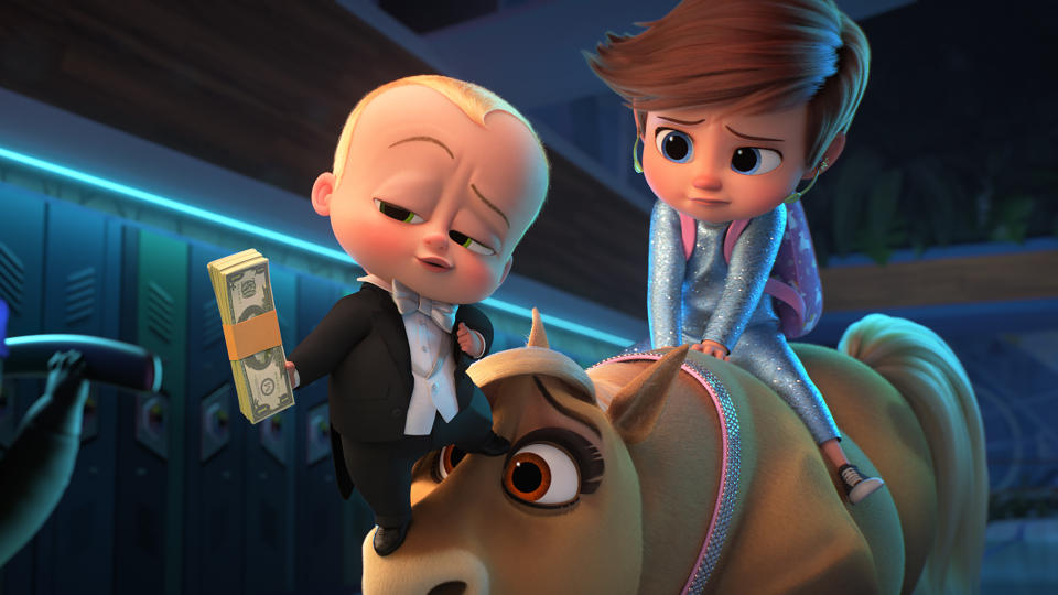Alec Baldwin returns to voice the titular infant in 'The Boss Baby 2: Family Business'. (Universal/DreamWorks)