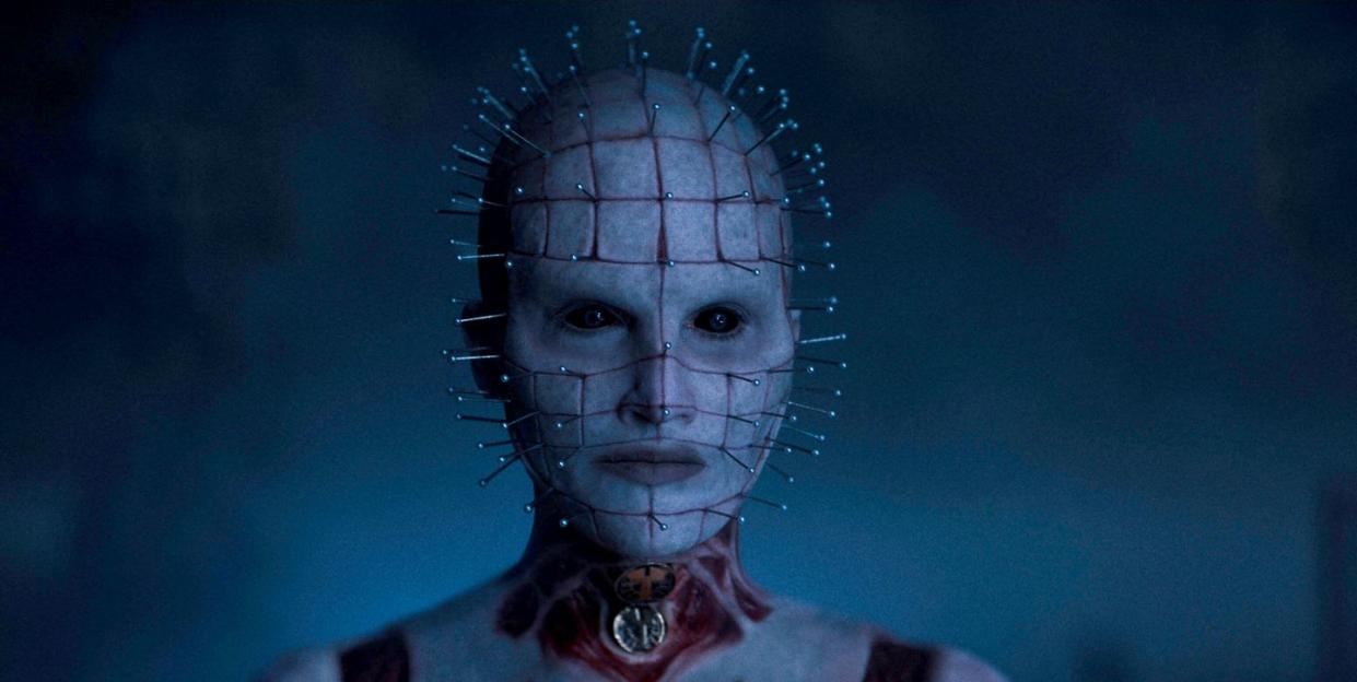 jamie clayton in hellraiser, as pinhead