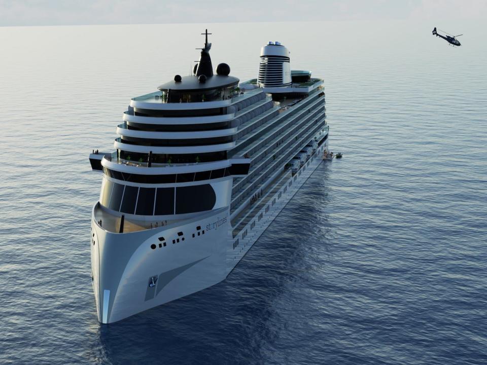 A rendering of Storylines' MV Narrative cruise ship.