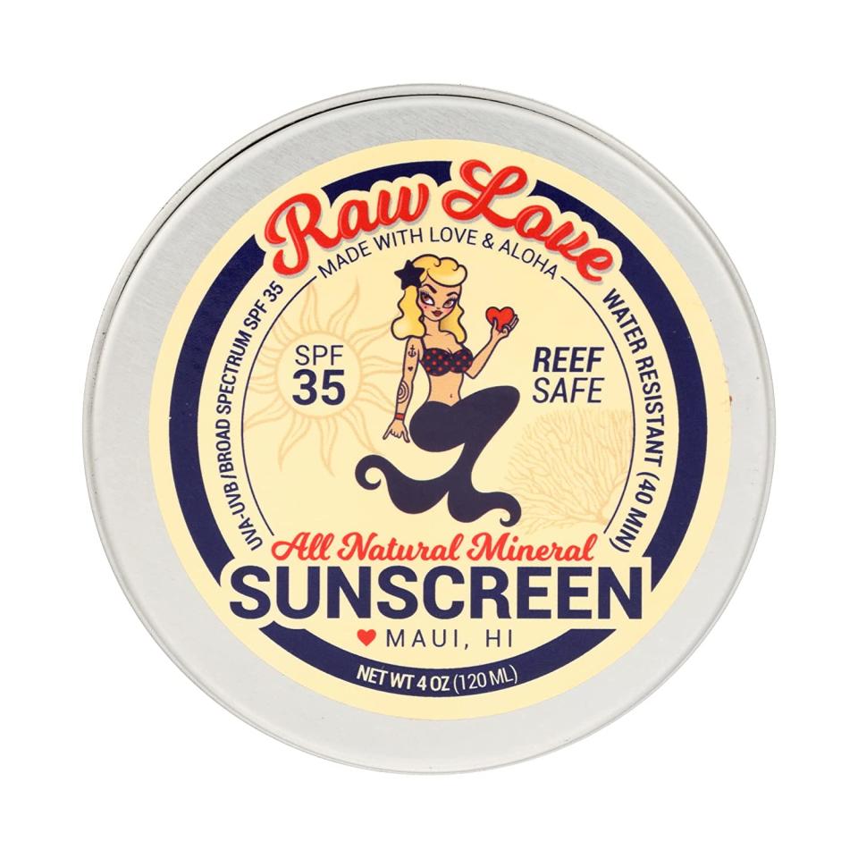 natural sunscreen raw love