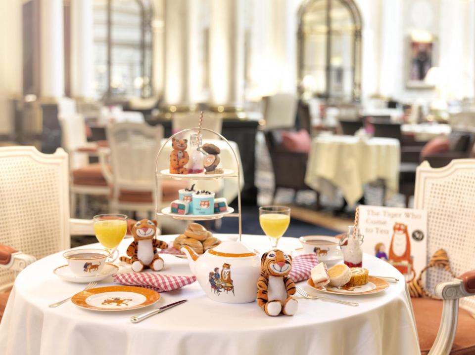 Stripy happenings: Tiger tea at The Savoy