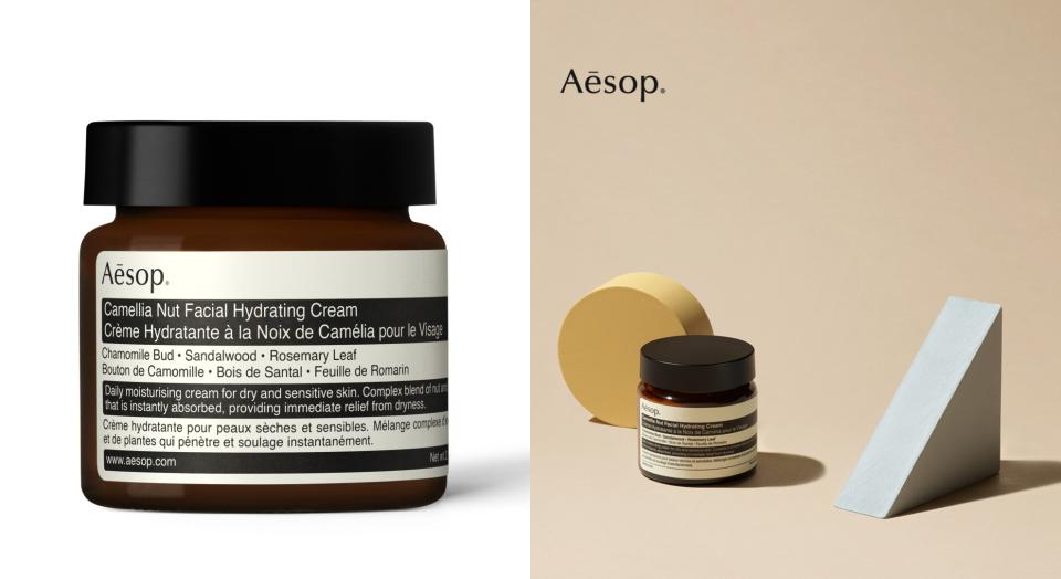 保養、底妝新品推薦：Aesop 山茶核仁滋潤面霜 60ml/NT.1600（圖片來源：Aesop提供）