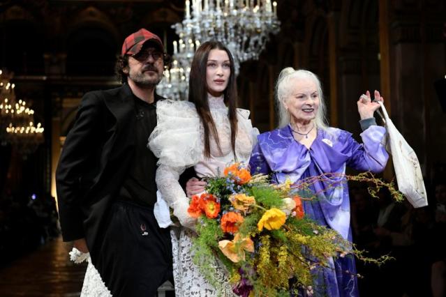 Why Bella Hadid was a bride with a dagger on the Vivienne Westwood catwalk