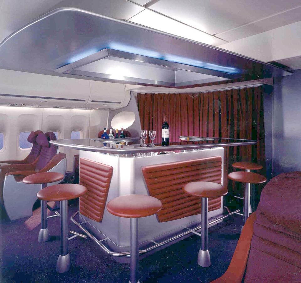 Virgin Atlantic was the first international carrier to offer a bar for passengers (Getty)