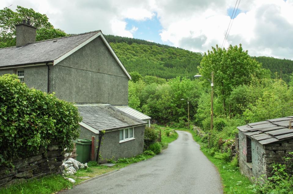 The properties are currently tenanted and previously housed workers from a nearby slate quarry. Photo: Dafydd Hardy
