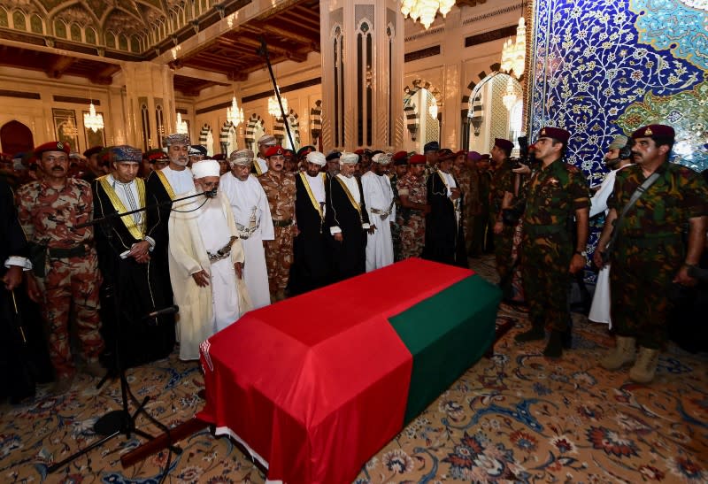 Funeral of Oman's late Sultan Qaboos in Muscat