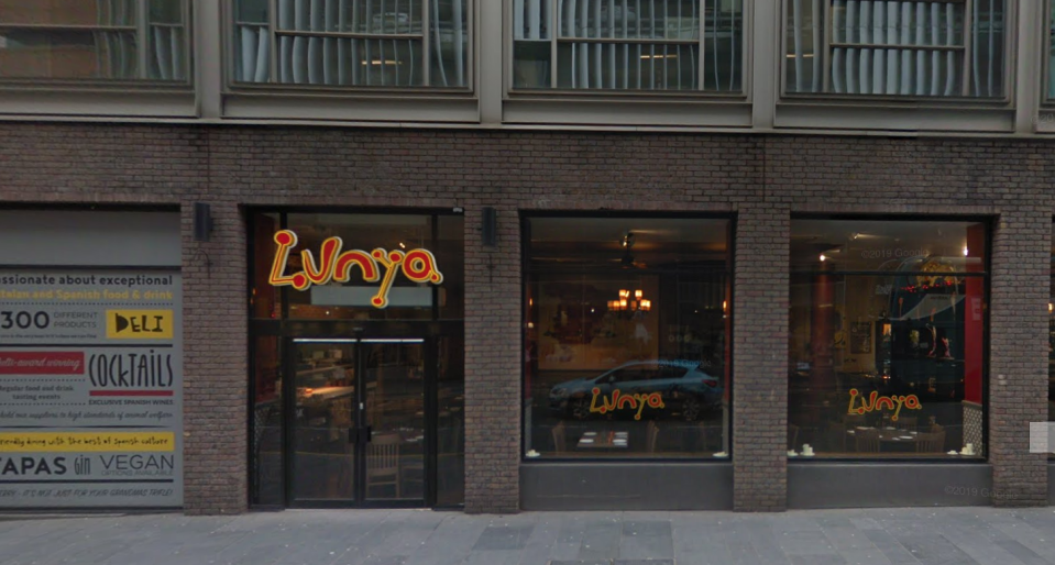 Peter Kinsella, owner of Lunya in Liverpool and Manchester, wrote a heartfelt letter to Boris Johnson. (Picture: Google Maps)