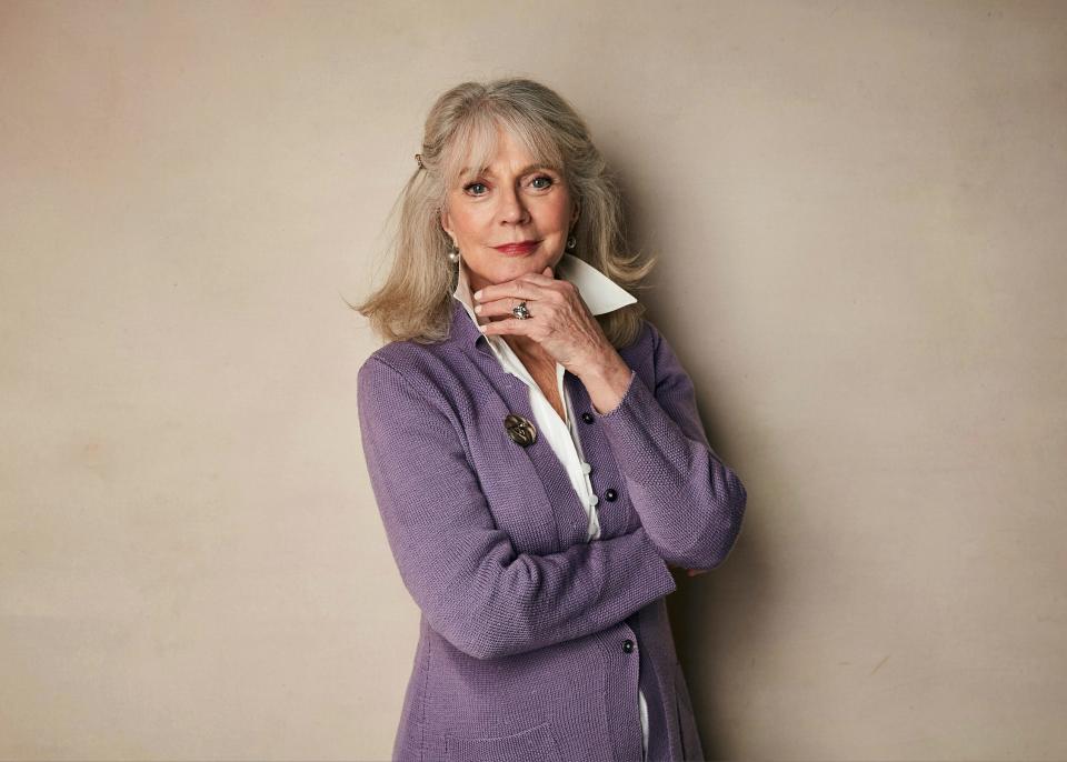 Blythe Danner is opening up about a private battle with adenoid cystic carcinoma. Here she posed for a portrait at the 2019 Sundance Film Festival.