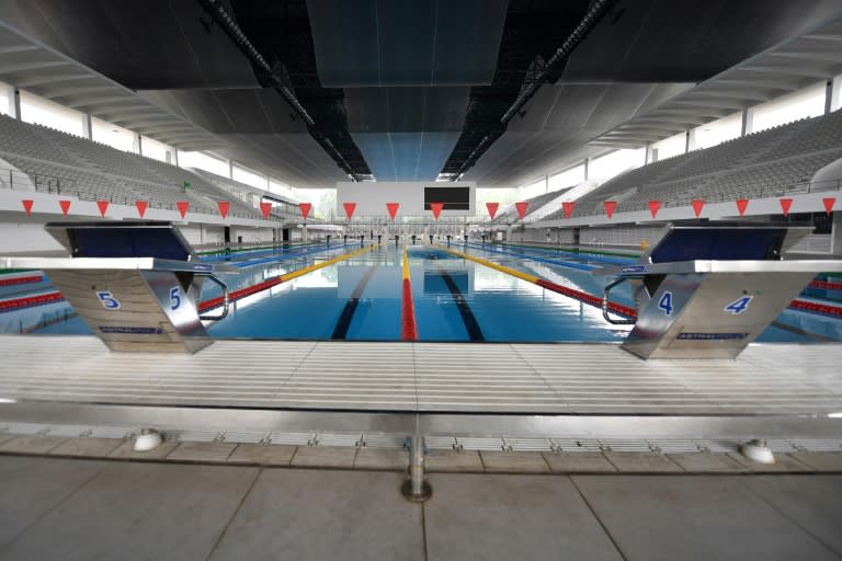 The pool at the aquatic stadium in Jakarta will be the scene of the swimming competition at this year's Asian Games