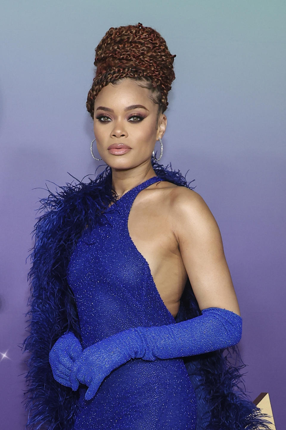 Andra Day at the 55th NAACP Image Awards held at The Shrine Auditorium on March 16, 2024 in Los Angeles, California.