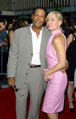 Bryant Gumbel and wife at the New York premiere of 20th Century Fox's Planet Of The Apes