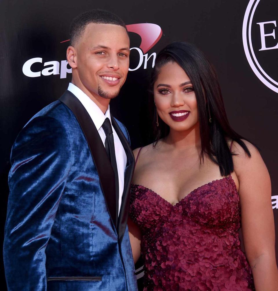 NBA player Stephen Curry and wife Ayesha Curry arrive at The 2016 ESPYS at Microsoft Theater on July 13, 2016 in Los Angeles, California