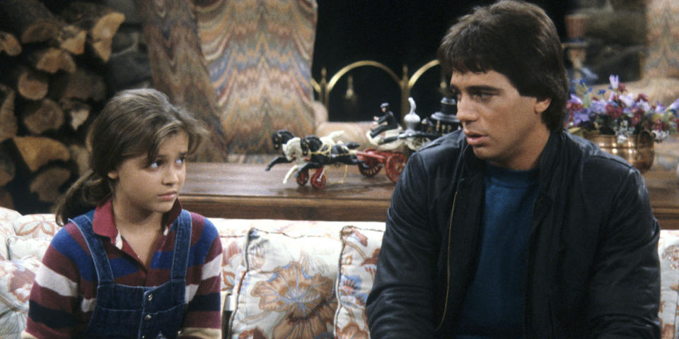 Alyssa Milano and Tony Danza on Who's the Boss? 