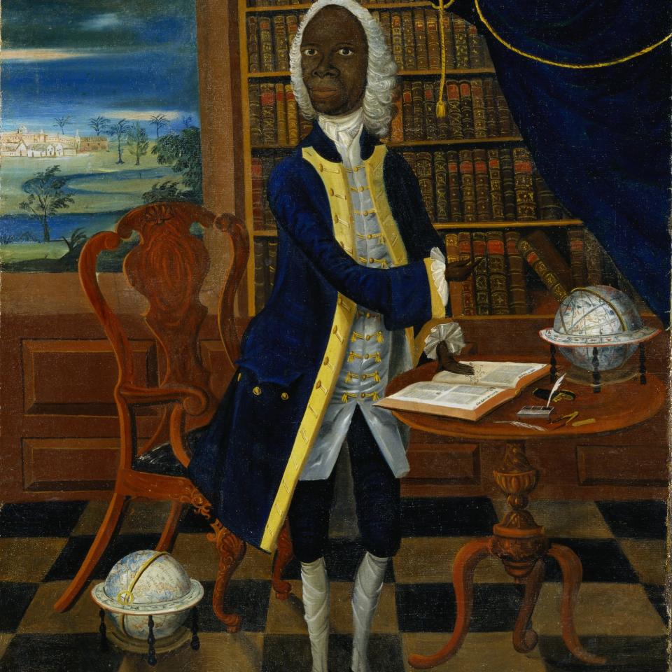 A mid-18th-century portrait of Francis Williams, the Jamaican mathematician and poet - Alamy