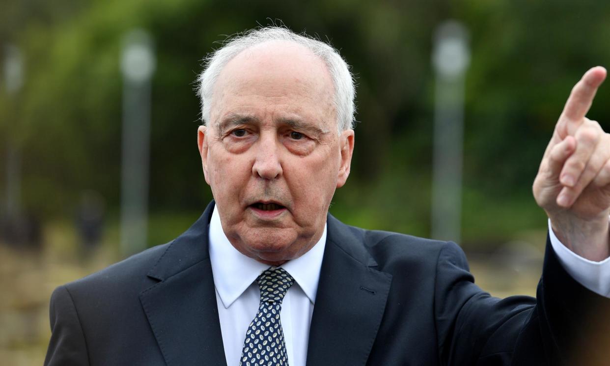 <span>Former prime minister Paul Keating will meet with China’s foreign minister, Wang Yi, in Sydney.</span><span>Photograph: Bianca de Marchi/AAP</span>