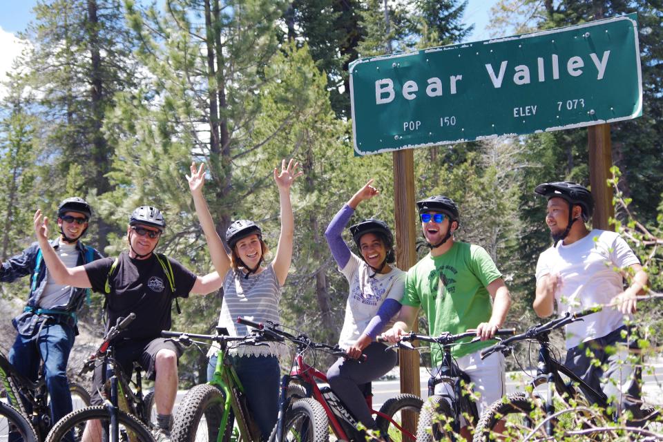 Mountain bikers throng to Bear Valley’s summer trails.