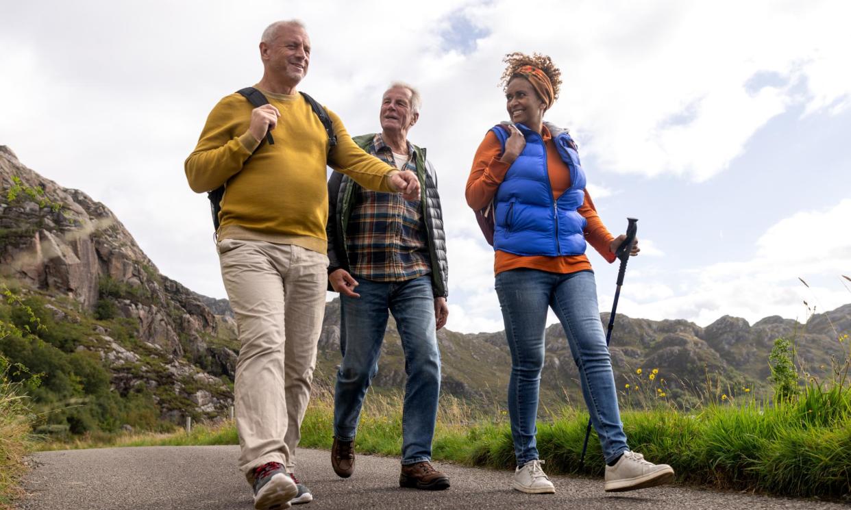 <span>Active Lives research showed moderate exercise from 55-74-year-olds increased by just over 5% from 2016 to 2023</span><span>Photograph: SolStock/Getty Images</span>