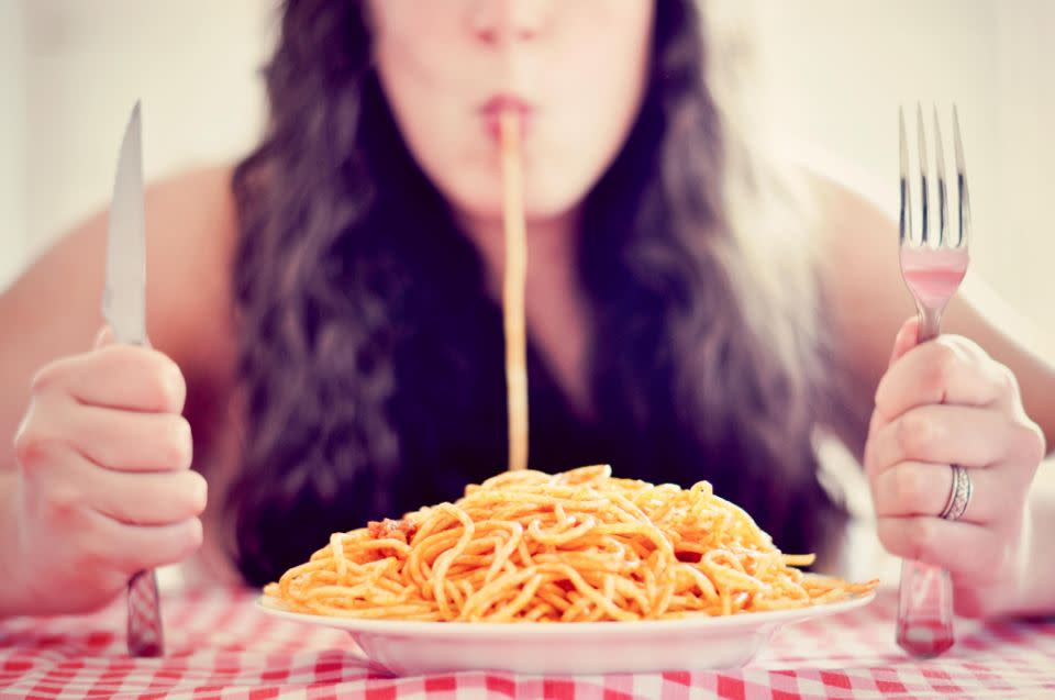 They took results from 2,500 people, who ate an average of 3.3 bowls of delicious pasta as art of their normal, low GI diet every week. Photo: Getty Images