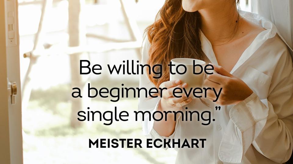 motivational good morning quotes by meister eckhart