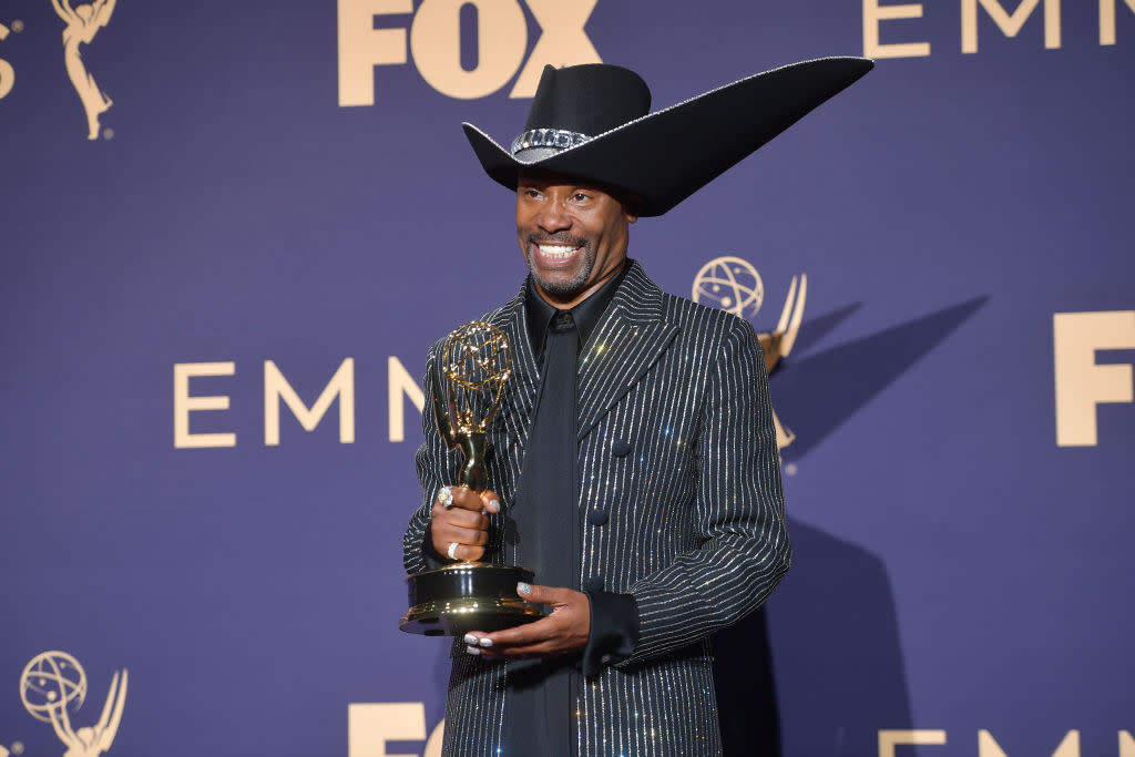 Billy Porter made history at the 2019 Emmy Awards [Photo: Getty]