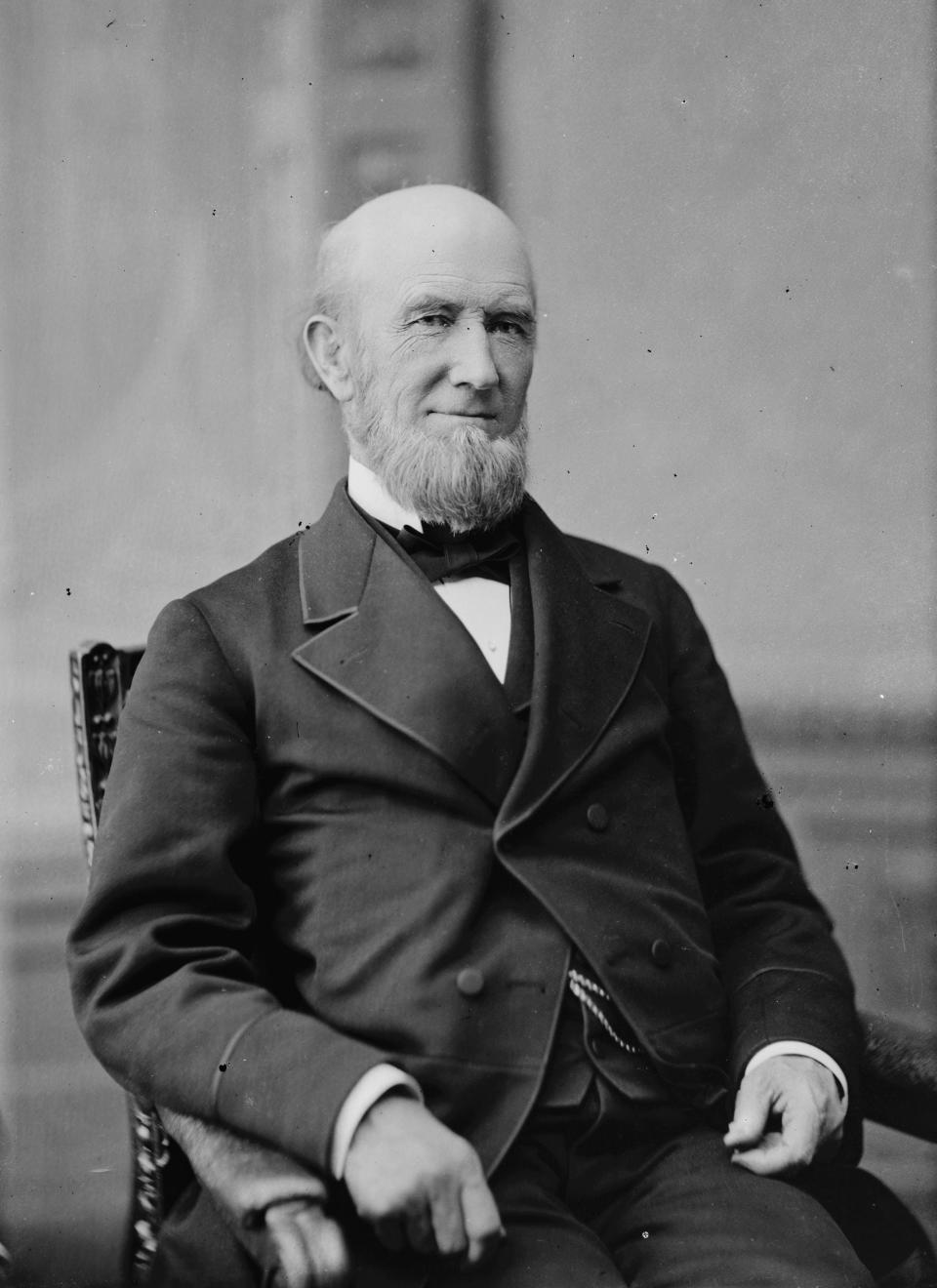 James B. Eads, in a photo taken by Matthew Brady sometime between 1865-1880