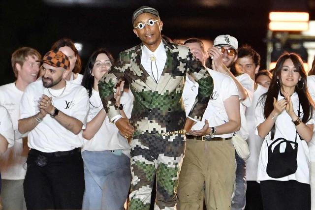 Pharrell Williams stages Louis Vuitton debut on Pont Neuf