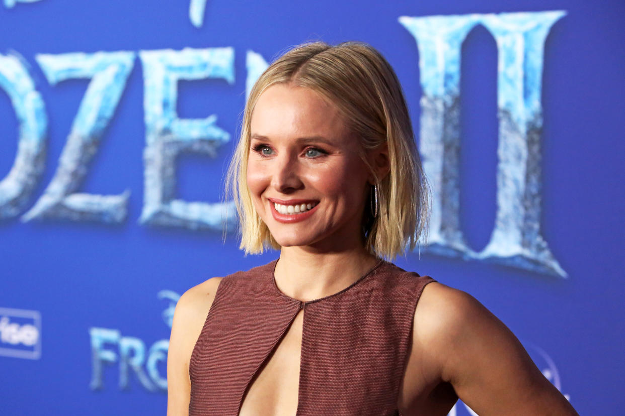 HOLLYWOOD, CALIFORNIA - NOVEMBER 07: Actor Kristen Bell attends the world premiere of Disney's "Frozen 2" at Hollywood's Dolby Theatre on Thursday, November 7, 2019 in Hollywood, California. (Photo by Jesse Grant/Getty Images for Disney)