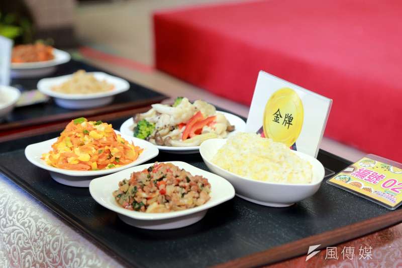 台南市學校的營養午餐是第一名。（圖／徐炳文攝）