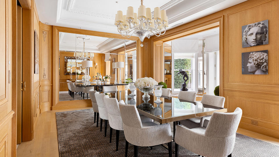 The dining room - Credit: Photo: Courtesy of The Corcoran Group