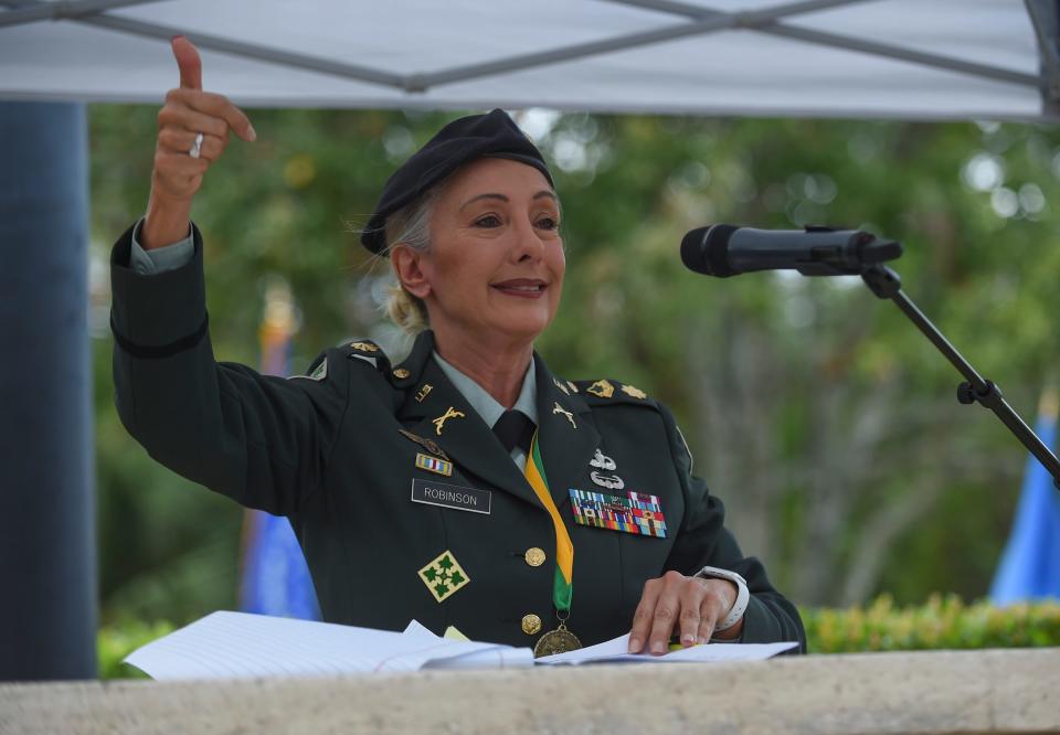 Corinna Balderramos Robinson, Ph.D., Major, U.S. Army Ret.