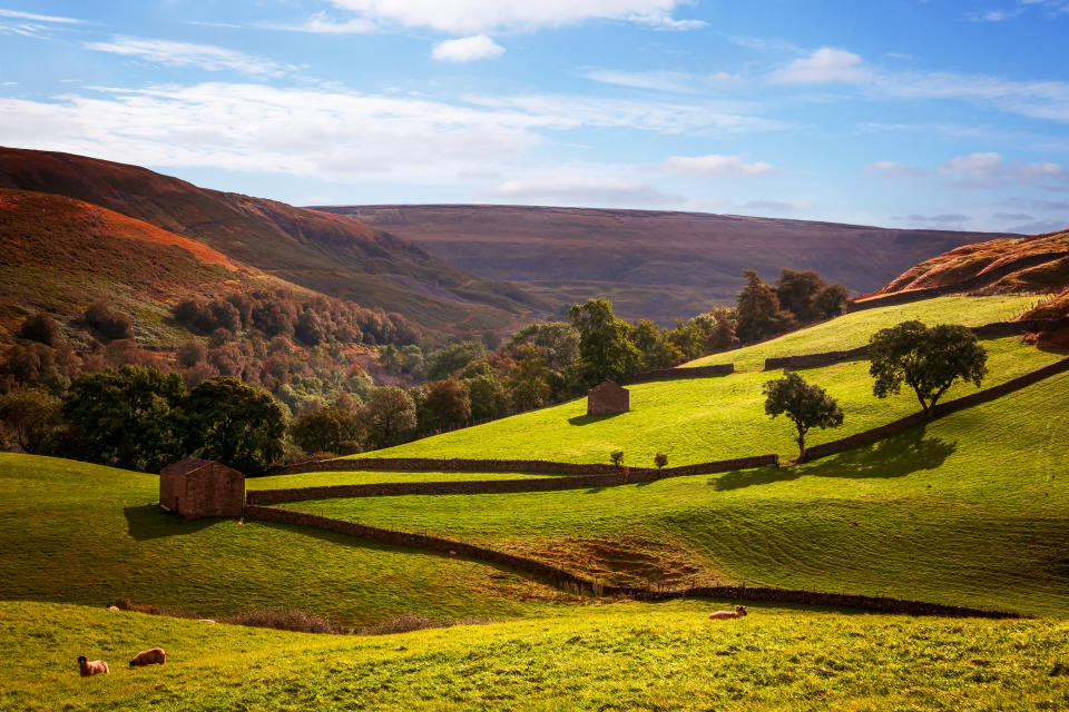 Rock climbing in the Yorkshire Dales