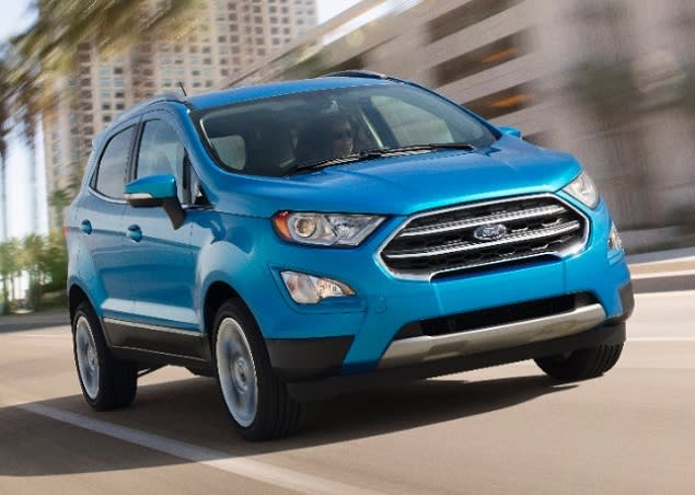 2018 Ford EcoSport front quarter right motion photo