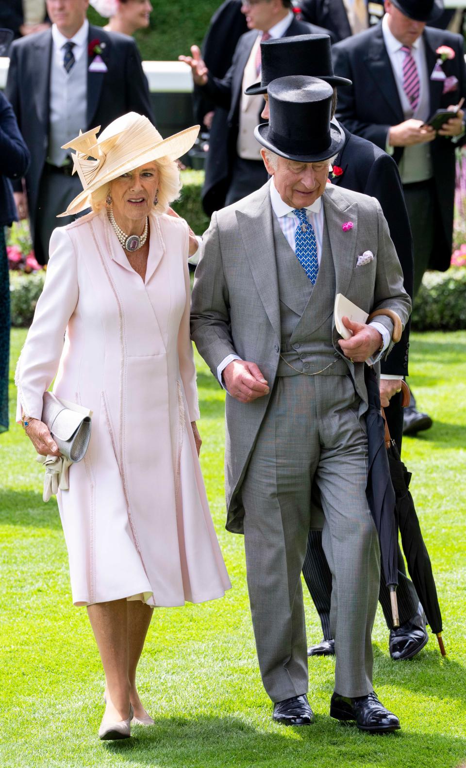 King Charles and Queen Camilla on day two of Royal Ascot on June 21, 2023.