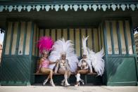 <p>These queens needs a break after celebrating at the Brighton Pride in 2018.<br></p>