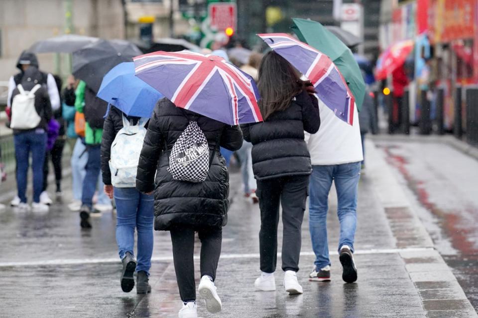 The UK is at risk of falling into a recession after revised official figures show the economy declined between July and September (Jonathan Brady/PA) (PA Archive)