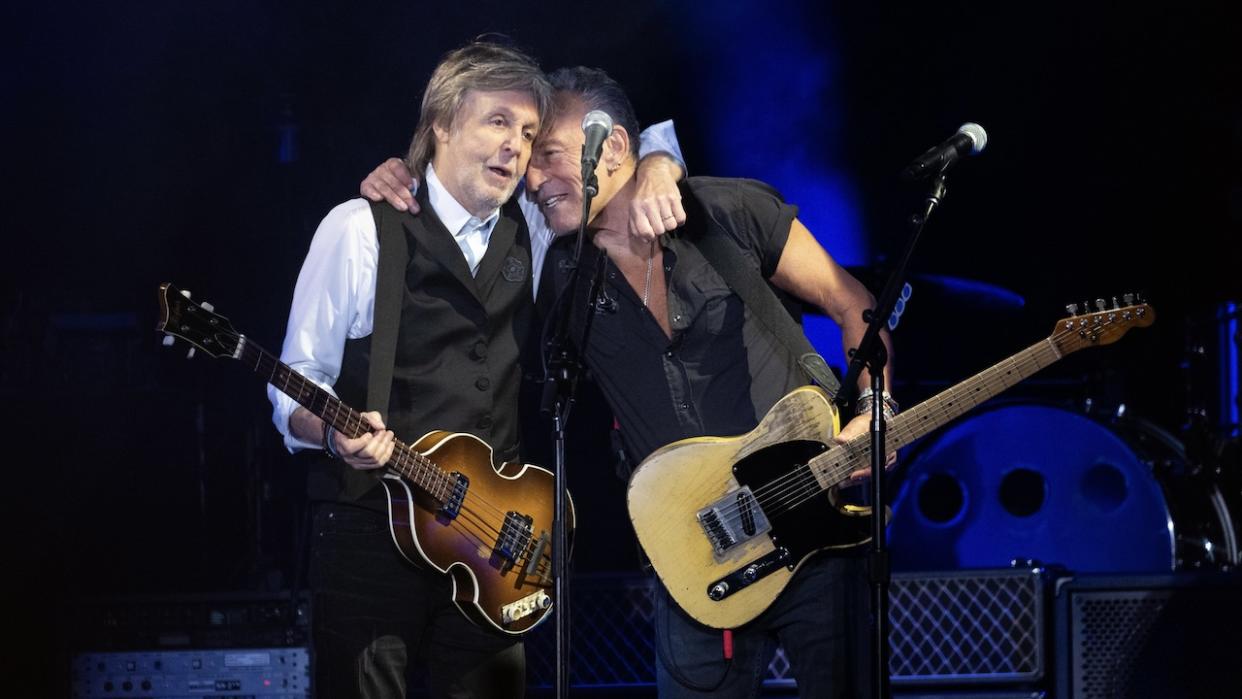  McCartney and Springsteen. 