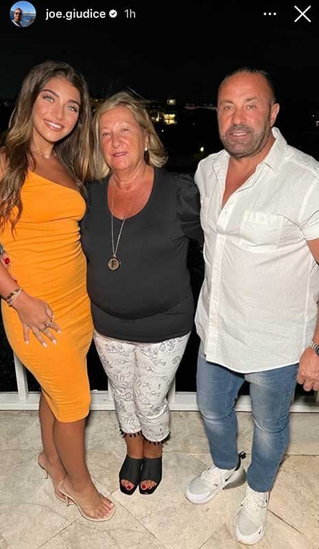 Gia Giudice with Joe Giudice in the Bahamas.