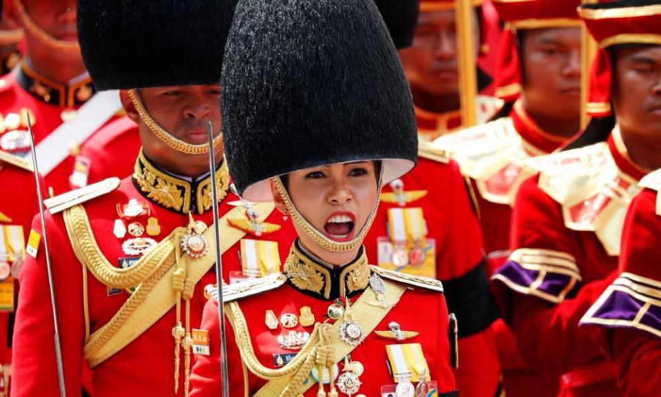 Sineenat takes part in the cremation ceremony of Thailand’s late King Bhumibol Adulyadej