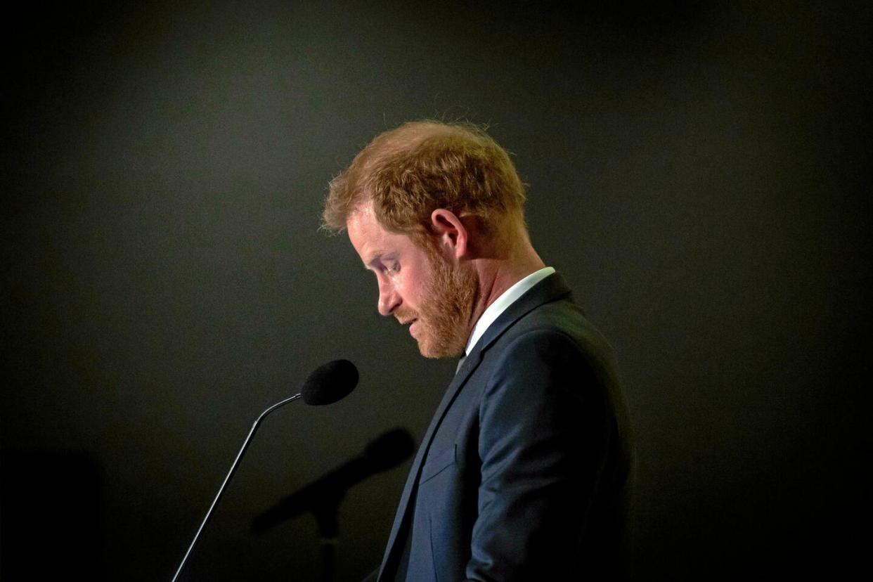 Le prince Harry à Vancouver, au Canada, lors du dîner One Year to Go des Invictus Games.  - Credit:Zuma / Starface / Cover Images