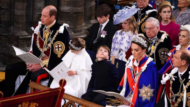 PHOTO: The Royals attend the Coronation of King Charles III and Queen Camilla at Westminster Abbey on May 6, 2023 in London. (Yui Mok/Wpa Pool/Getty Images)