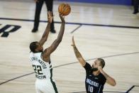 NBA: Playoffs-Milwaukee Bucks at Orlando Magic