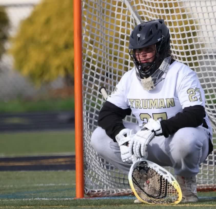 Tommy Bryson recorded his 800th career save for Harry S. Truman lacrosse this season.