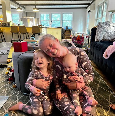 <p>Colin Donnell/instagram</p> Colin Donnell's wife Patti Murin with their daughters Cecily and Lorelai