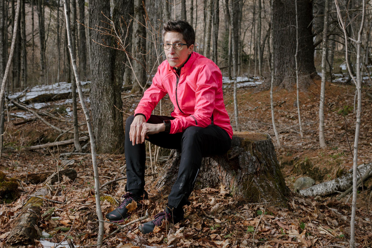 Alison Bechdel is a cartoonist known for her long-running comic strip Dykes to Watch Out For and her graphic memoirs including "Fun Home" and "Are You My Mother?" Her forthcoming graphic memoir "The Secret to Superhuman Strength" examines her life-long obsession with exercise, including running along dirt roads and trails near her home in northern Vermont.