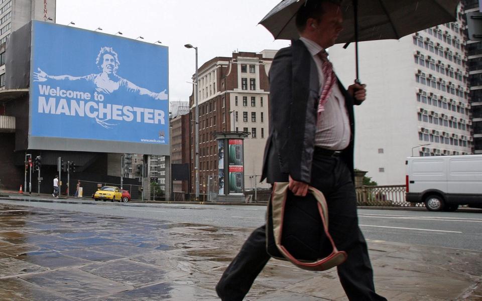 Welcome to Manchester billboard - Yaya Toure: The day I shifted Manchester's balance of power and slapped United in the face - Action Images / Carl Recine