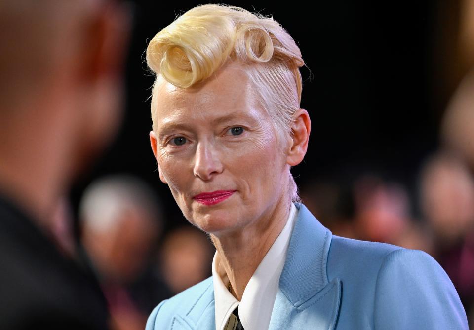 Actress Tilda Swinton, seen here at the U.K. premiere of "The Eternal Daughter" in October, will be a 2023 keynote for South by Southwest.