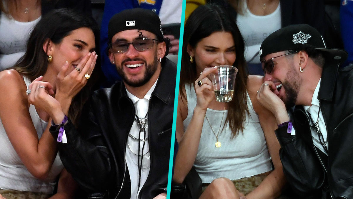 Kendall Jenner And Bad Bunny Get Cozy Sitting Courtside At The Lakers Game  - IMDb